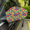 Colorful Autism Awareness Jigsaw Print Car Side Mirror Covers