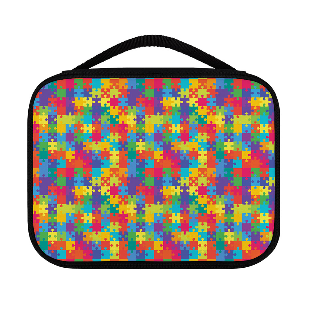 Colorful Autism Awareness Jigsaw Print Classic Bible Case