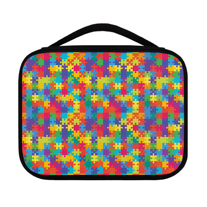 Colorful Autism Awareness Jigsaw Print Classic Bible Case