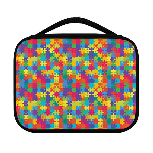 Colorful Autism Awareness Jigsaw Print Classic Bible Case