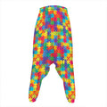 Colorful Autism Awareness Jigsaw Print Hammer Pants