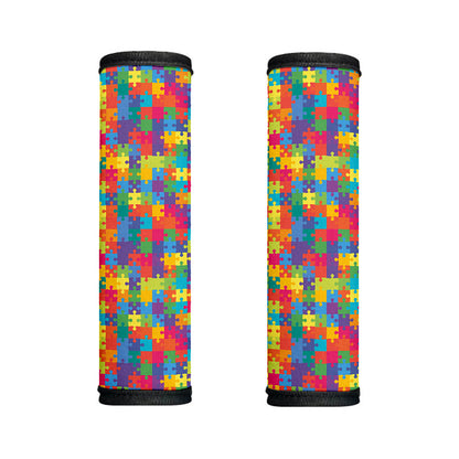 Colorful Autism Awareness Jigsaw Print Handle Covers