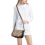 Colorful Autism Awareness Jigsaw Print Saddle Bag