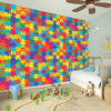 Colorful Autism Awareness Jigsaw Print Wall Sticker