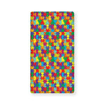 Colorful Autism Awareness Puzzle Print Baby Crib Sheet