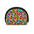 Colorful Autism Awareness Puzzle Print Coin Purse