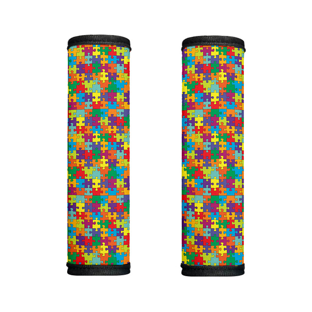 Colorful Autism Awareness Puzzle Print Handle Covers