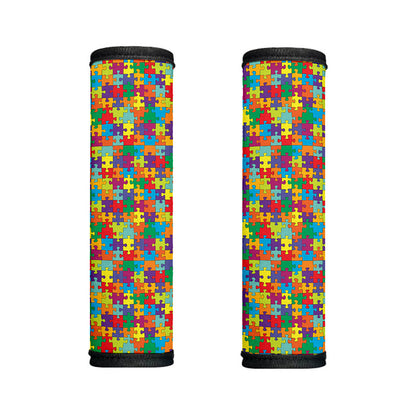 Colorful Autism Awareness Puzzle Print Handle Covers