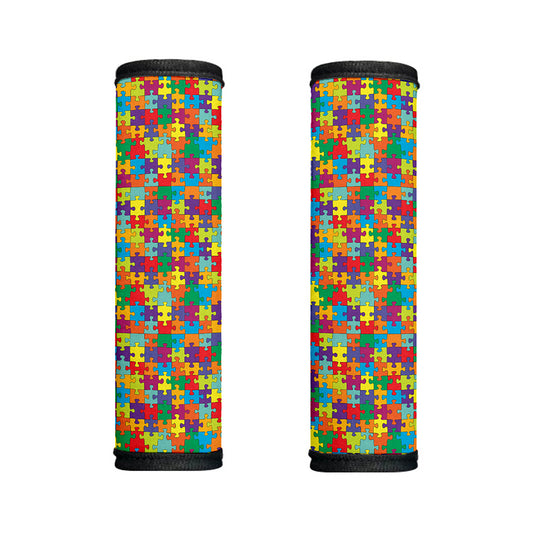 Colorful Autism Awareness Puzzle Print Handle Covers