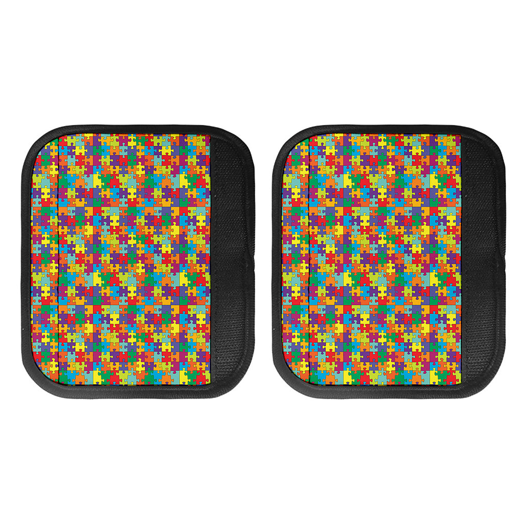 Colorful Autism Awareness Puzzle Print Handle Covers