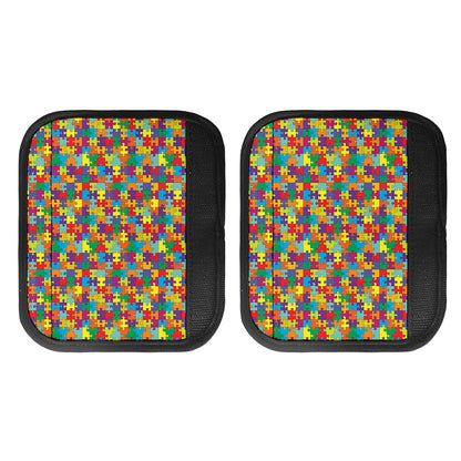 Colorful Autism Awareness Puzzle Print Handle Covers