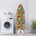 Colorful Autism Awareness Puzzle Print Ironing Board Cover