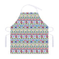 Colorful Aztec Geometric Pattern Print Adjustable Apron