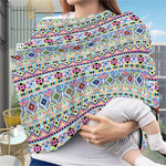 Colorful Aztec Geometric Pattern Print Baby Seat Cover