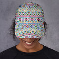 Colorful Aztec Geometric Pattern Print Baseball Cap