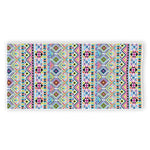 Colorful Aztec Geometric Pattern Print Beach Towel