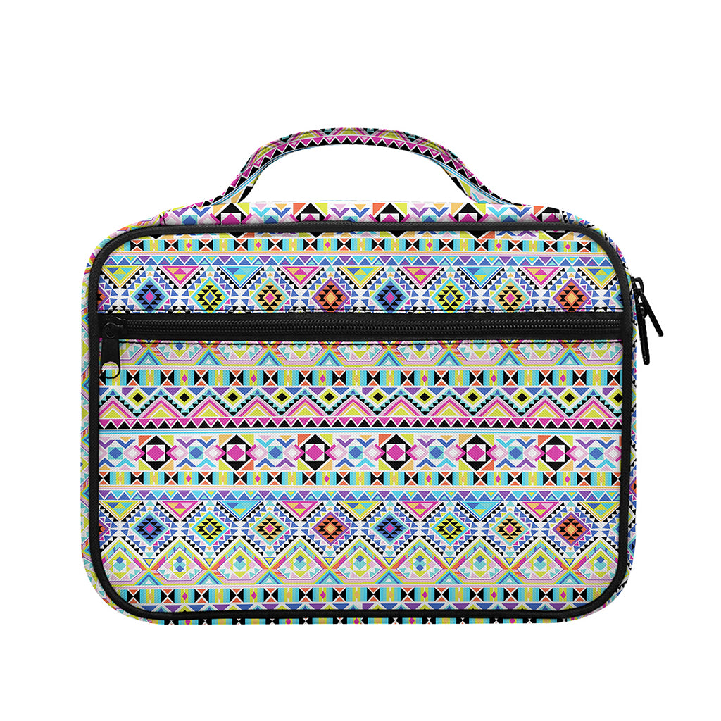Colorful Aztec Geometric Pattern Print Briefcase Bible Bag