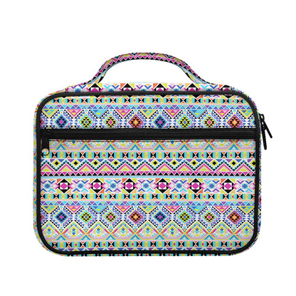 Colorful Aztec Geometric Pattern Print Briefcase Bible Bag