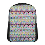 Colorful Aztec Geometric Pattern Print Casual Backpack