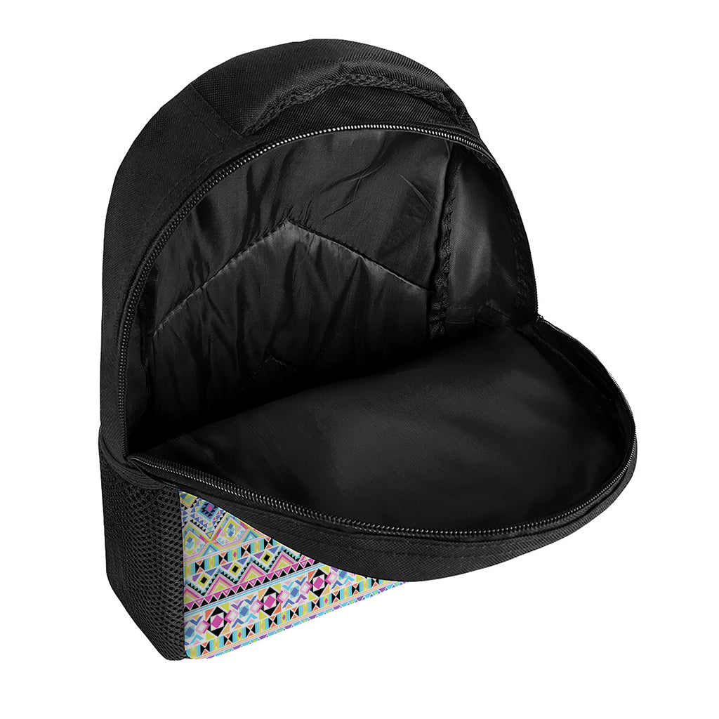 Colorful Aztec Geometric Pattern Print Casual Backpack