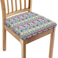 Colorful Aztec Geometric Pattern Print Chair Cushion Cover