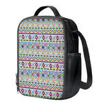 Colorful Aztec Geometric Pattern Print Crossbody Lunch Bag