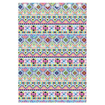 Colorful Aztec Geometric Pattern Print Curtain