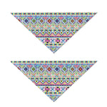 Colorful Aztec Geometric Pattern Print Dog Bandana