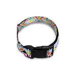 Colorful Aztec Geometric Pattern Print Dog Collar