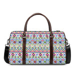 Colorful Aztec Geometric Pattern Print Duffle Bag