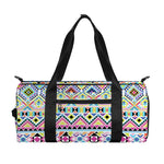 Colorful Aztec Geometric Pattern Print Gym Bag