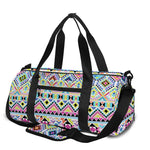 Colorful Aztec Geometric Pattern Print Gym Bag