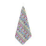 Colorful Aztec Geometric Pattern Print Hand Towel