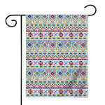 Colorful Aztec Geometric Pattern Print House Flag