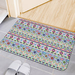 Colorful Aztec Geometric Pattern Print Indoor Door Mat