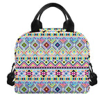 Colorful Aztec Geometric Pattern Print Insulated Lunch Bag