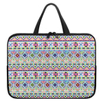Colorful Aztec Geometric Pattern Print Laptop Sleeve With Handle