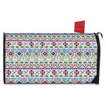 Colorful Aztec Geometric Pattern Print Mailbox Cover