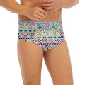 Colorful Aztec Geometric Pattern Print Men's Briefs