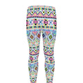Colorful Aztec Geometric Pattern Print Men's Leggings