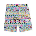 Colorful Aztec Geometric Pattern Print Men's Sports Shorts