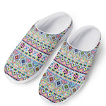 Colorful Aztec Geometric Pattern Print Mesh Casual Shoes