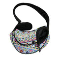 Colorful Aztec Geometric Pattern Print Pet Sling Carrier