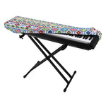 Colorful Aztec Geometric Pattern Print Piano Keyboard Cover