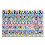 Colorful Aztec Geometric Pattern Print Placemat
