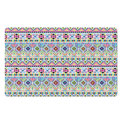 Colorful Aztec Geometric Pattern Print Polyester Doormat