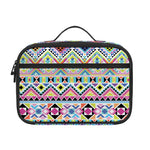 Colorful Aztec Geometric Pattern Print Portable Lunch Bag
