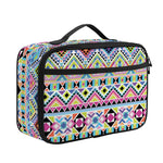 Colorful Aztec Geometric Pattern Print Portable Lunch Bag
