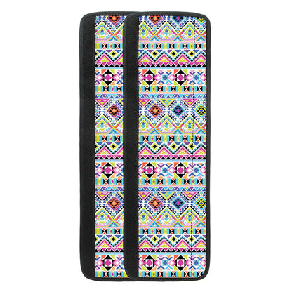 Colorful Aztec Geometric Pattern Print Refrigerator Handle Covers