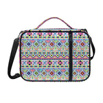 Colorful Aztec Geometric Pattern Print Shoulder Strap Bible Bag
